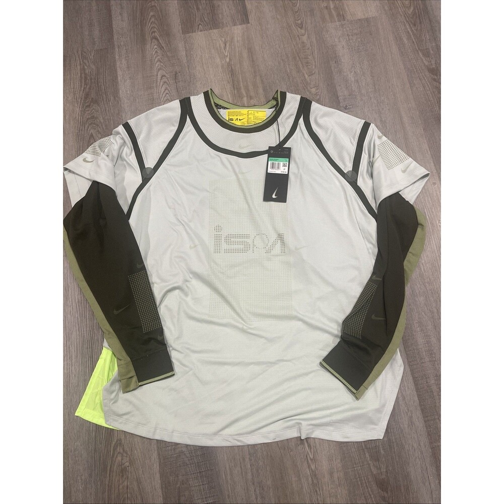 Nike ISPA Long-Sleeve Top Mens Small Activewear Sweat-Wicking FB2705-034 XL